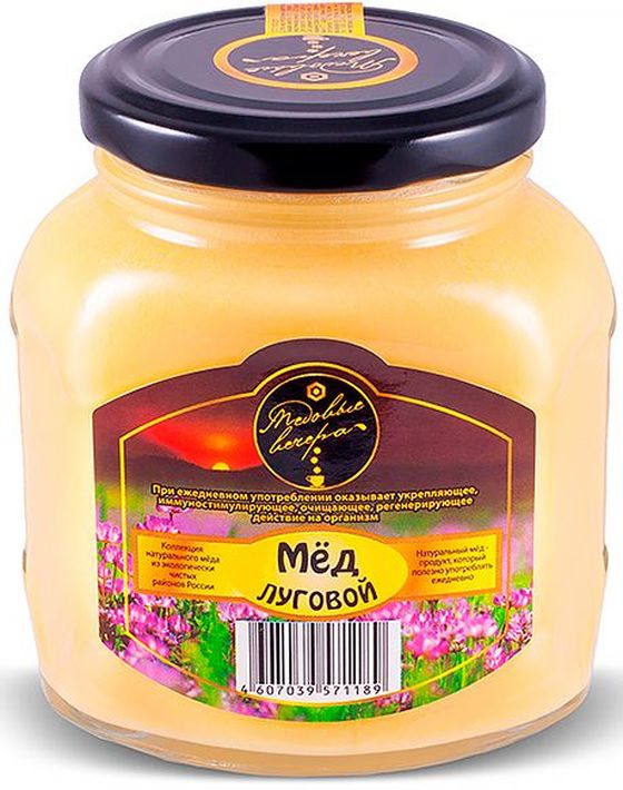 

Мед Медовые вечера луговой 500 г