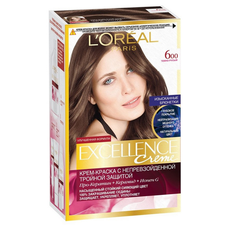 Краска для волос L'Oreal Paris Excellence Тон 600 the excellence dividend