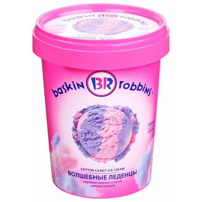 Мороженое Baskin Robbins волшебные леденцы 600 мл