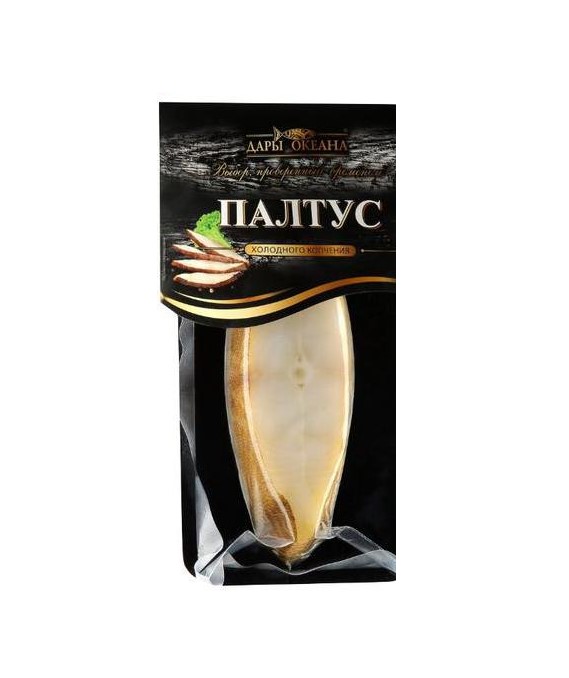 

Палтус Дары океана холодного копчения филе-кусок 150 г