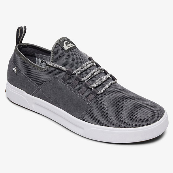 

Кеды мужские Quiksilver Summer Stretch Knit серые/белые 12 US, Summer Stretch Knit