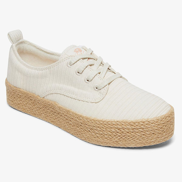 

Кеды женские Roxy Shaka Jute белые 8 US, Shaka Jute