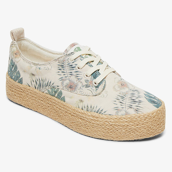 

Кеды женские Roxy Shaka Jute бежевые 7 US, Shaka Jute