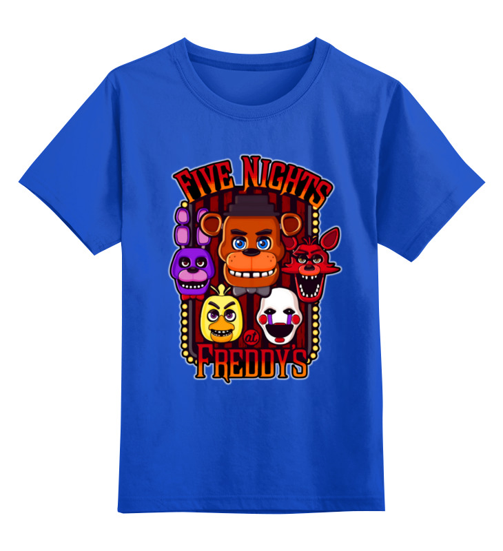

Детская футболка Printio Five nights at freddy’s цв.синий р.104, 0000003247714