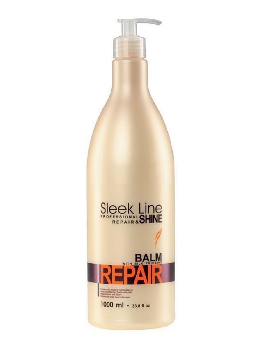 Купить Восстанавливающий бальзам Stapiz для поврежденных волос Repair Sleek Line 1000мл, Восстанавливающий бальзам для поврежденных волос Repair Sleek Line 1000мл