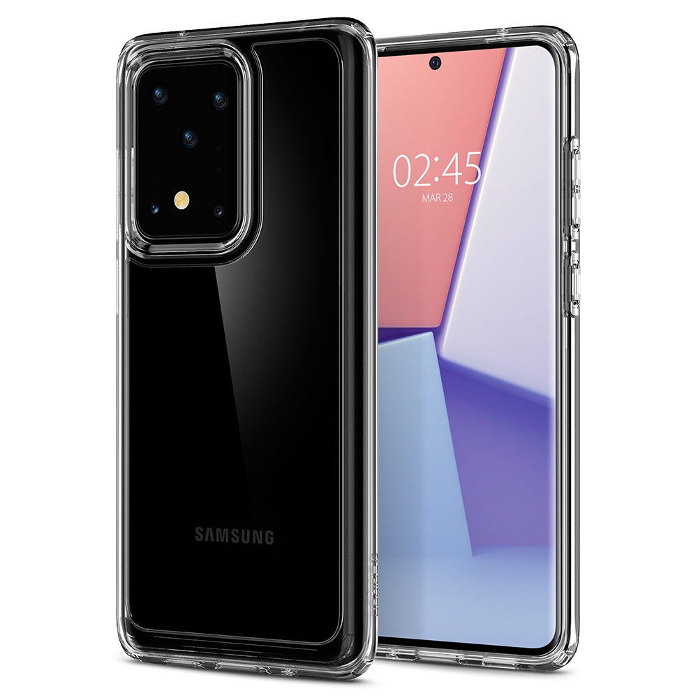 

Чехол Spigen для Galaxy S20 Ultra - Crystal Hybrid - Кристально-прозрачный - ACS00746, Crystal Hybrid