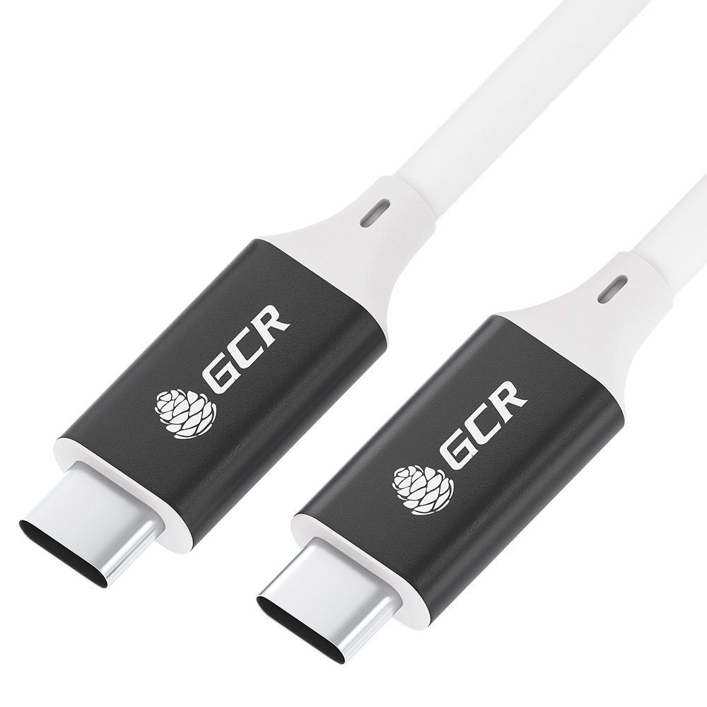 

Кабель GCR GCR-50867 USB Type-C - USB Type-C 2 м, черный; белый, GCR-50867