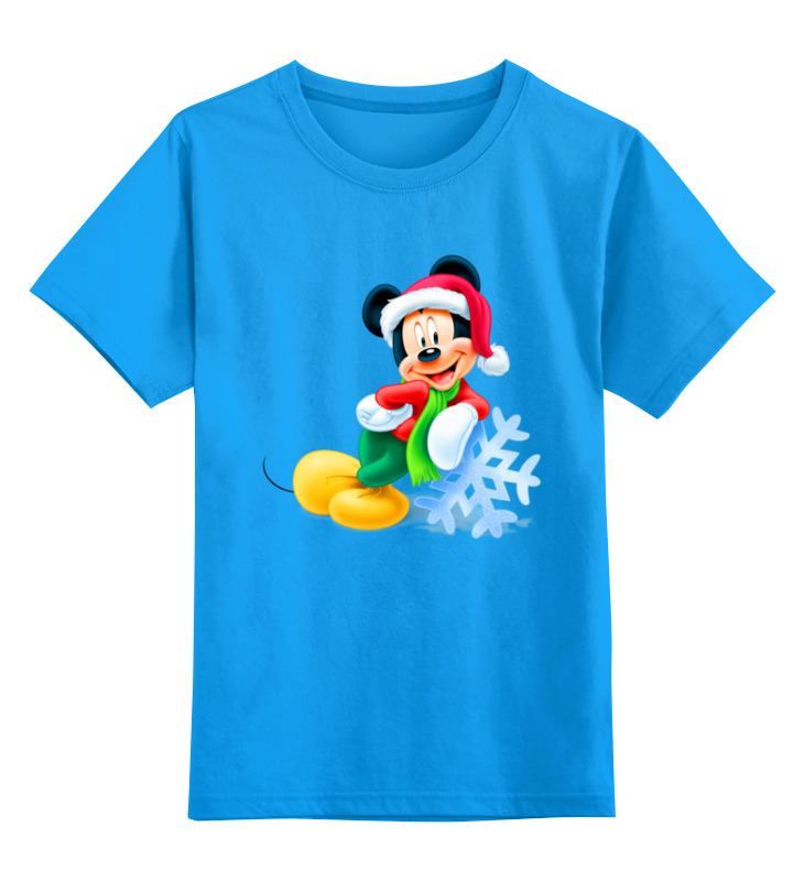 

Детская футболка Printio Мышонок цв.голубой р.164, 0000003062603