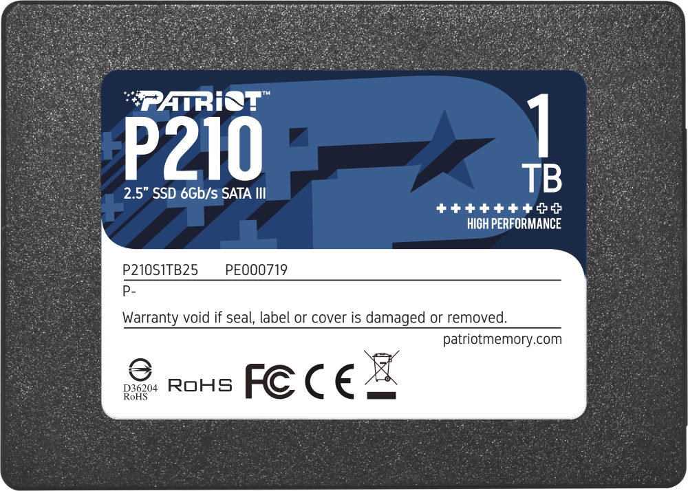 SSD накопитель Patriot Memory P210 2.5