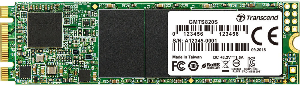 

SSD накопитель Transcend MTS820S M.2 2280 960 ГБ (TS960GMTS820S), MTS820S