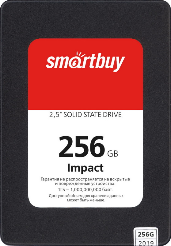 

SSD диск SmartBuy Impact 256ГБ (SBSSD-256GT-PH12-25S3), Impact