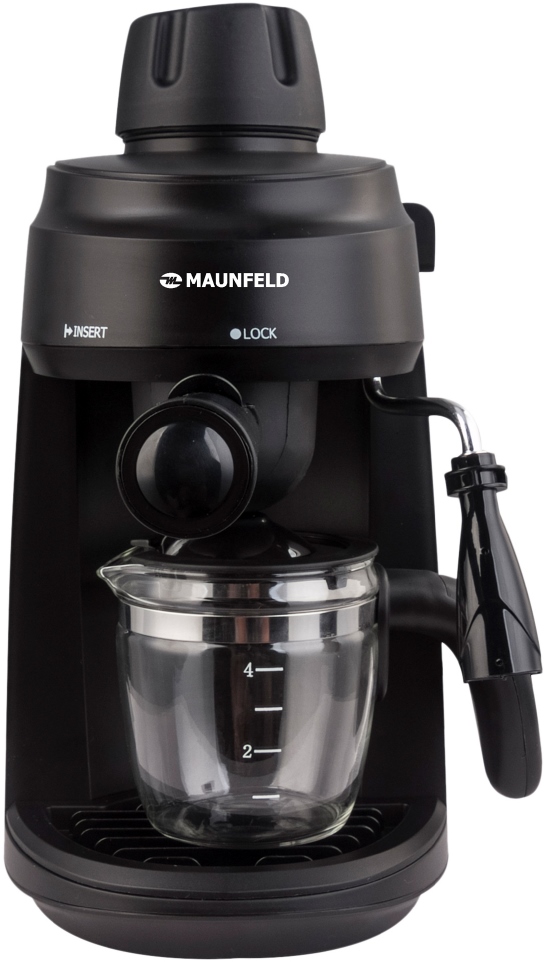 Кофеварка рожкового типа Maunfeld MF-733BK Black кофеварка рожкового типа kitfort кт 760 1 red black