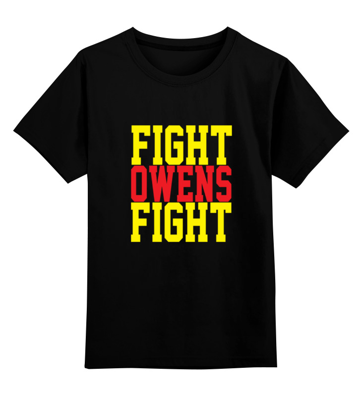 

Детская футболка классическая Printio Fight owens fight, р. 164, Черный, 0000000651675