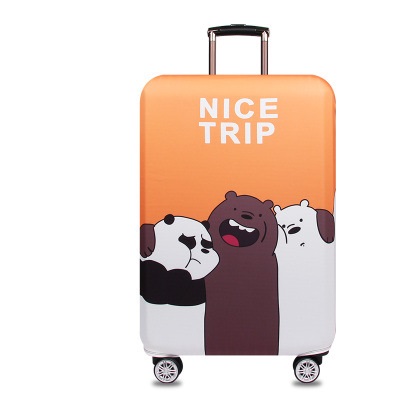 

Чехол для чемодана Travelkin 170437 We Bare Bears Оранжевый L, Nice trip