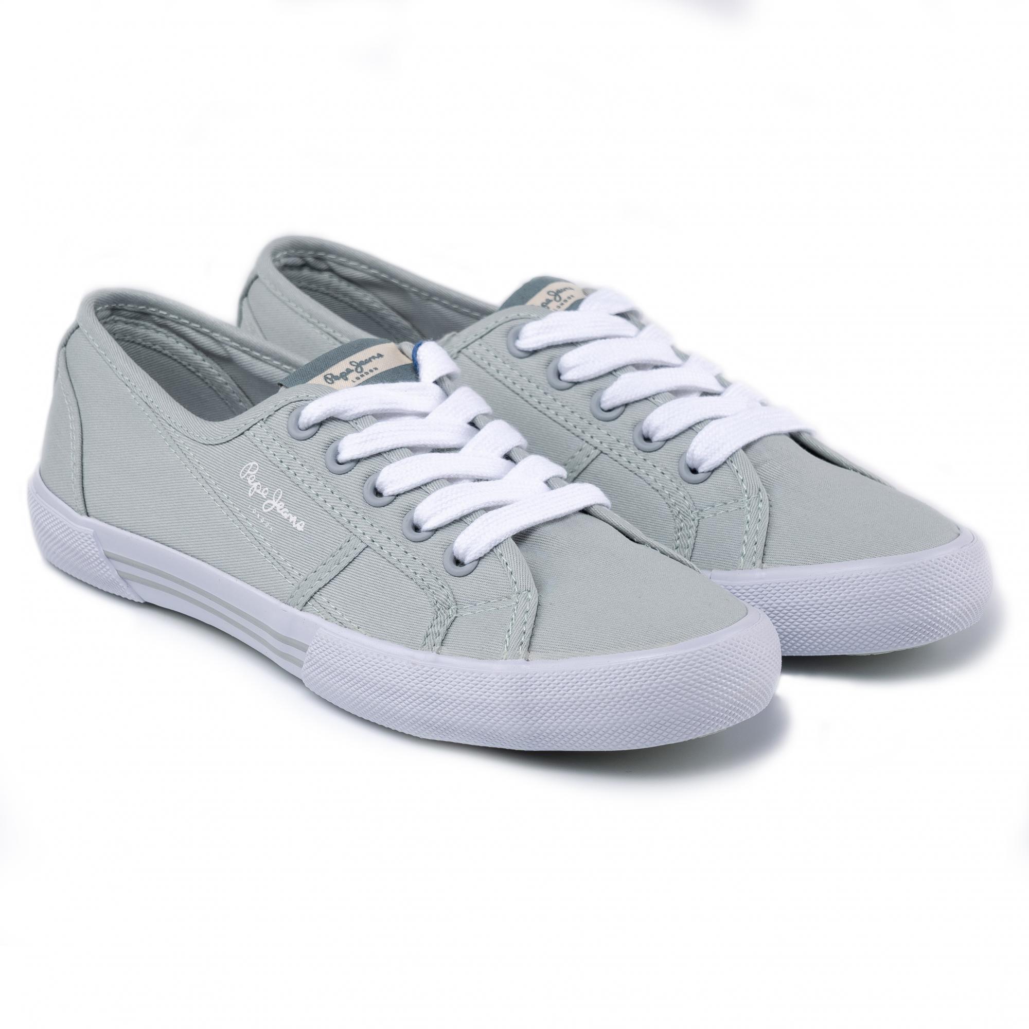 

Кеды женские Pepe Jeans ABERLADY ECO PLS31016 серые 40 EU, ABERLADY ECO PLS31016