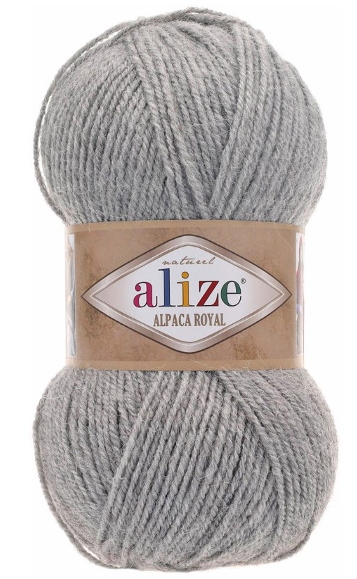 

Пряжа Alize 580479 Alpaca royal 21 светло-серый, Alpaca royal
