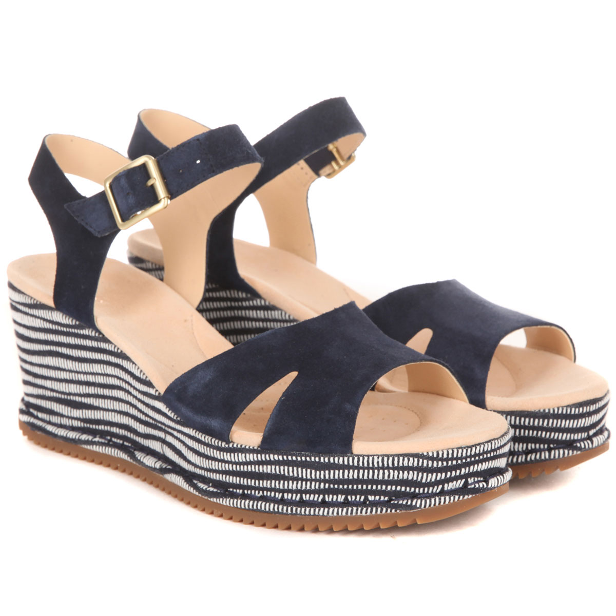 фото Босоножки женские clarks akilah eden синие 37 eu