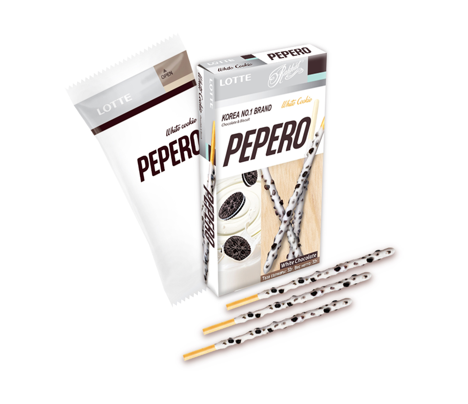 Соломка Pepero White Chocolate Cookies 32 г Южная Корея