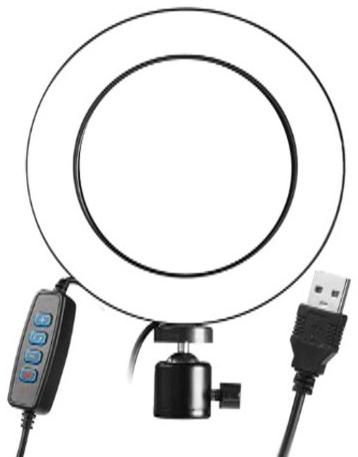 фото Кольцевая лампа circle led lamp, 16 см, white