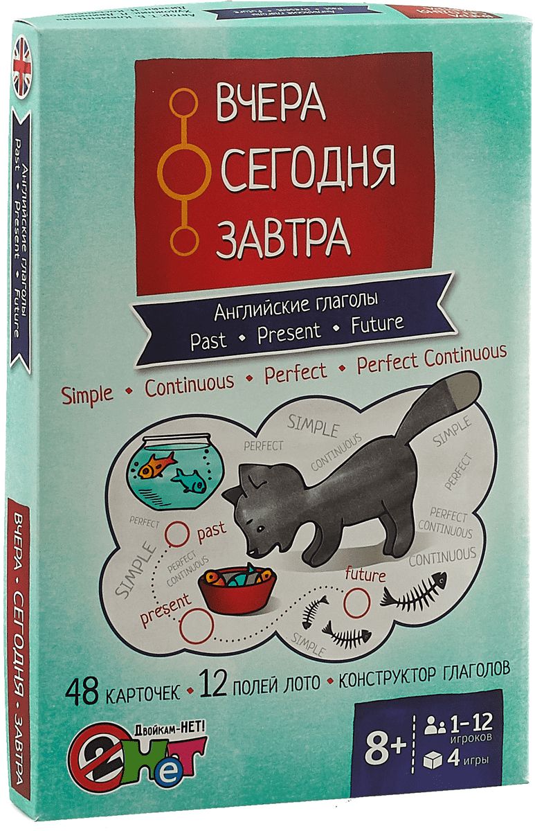 Обучающая игра Английские глаголы. Часть 2. Вчера, сегодня, завтра