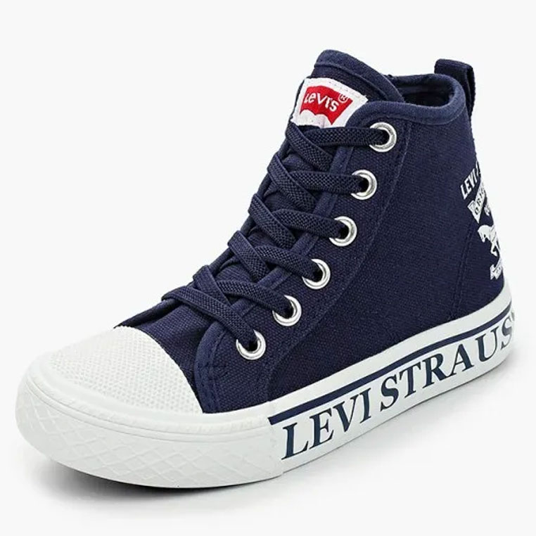 фото Кеды детские levi's kids, цв. синий р.28