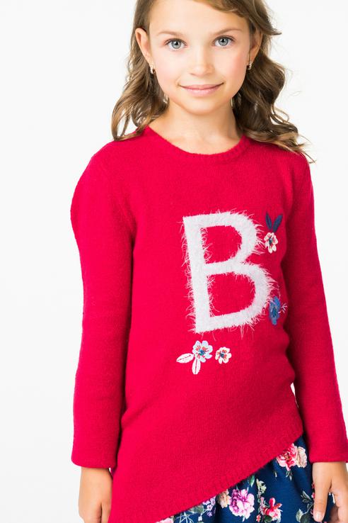 

Джемпер для девочки Boboli, цв.красный, р-р 104, 406178