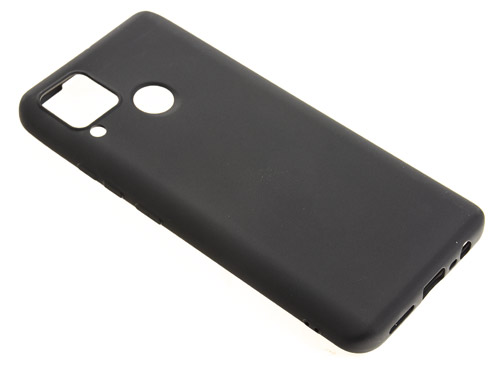 

Силиконовый чехол TPU Case матовый Realme C15 черный