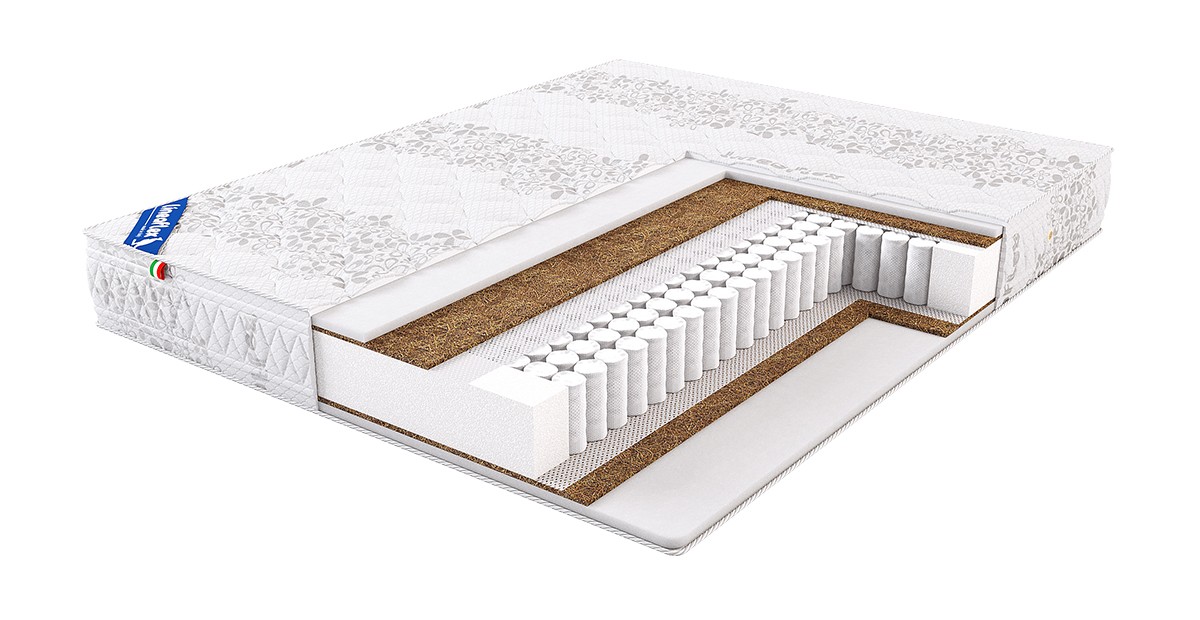 

Матрас LINEAFLEX Paola 200x140, Белый, Paola