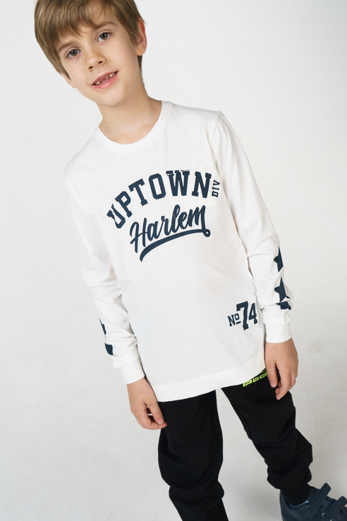 

Джемпер для мальчика iDO, цв.бежевый, р-р 128, 4.V723.00