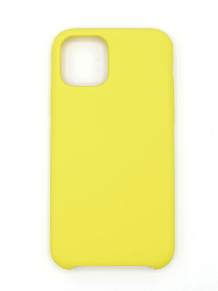 фото Чехол silicone case для iphone 11 pro yellow innovation