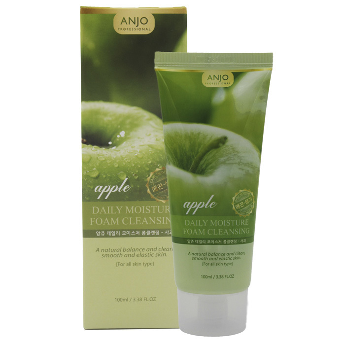 фото Пенка для умывания anjо professional apple moisture foam cleansing, 100 мл anjo professional