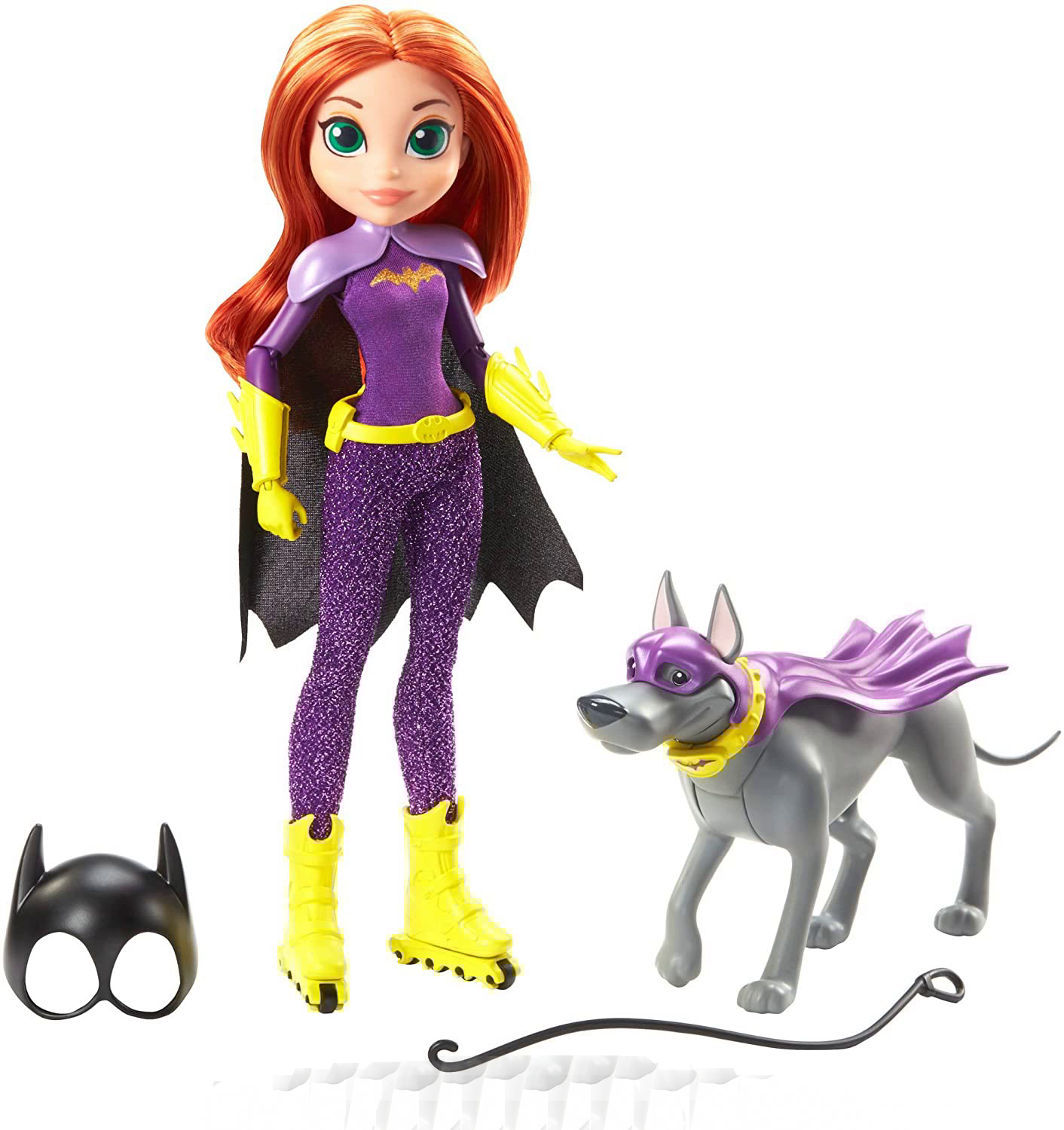 

Кукла DC Superhero Girls Бэтгерл Супергероини и Эйс Бэт-хаунд