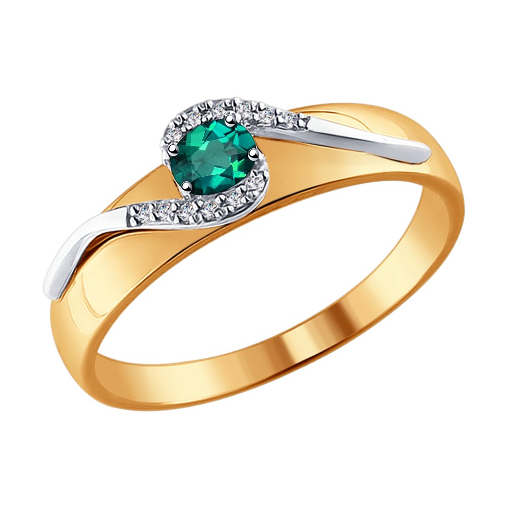 Кольцо из золота с бриллиантом р. 19 SOKOLOV Diamonds 3010522