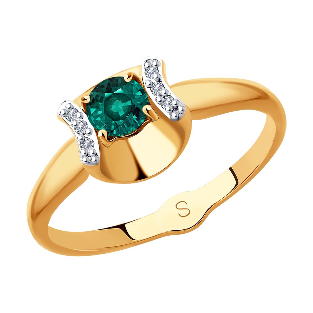 

Кольцо из желтого золота с бриллиантом р. . SOKOLOV Diamonds 3010560, 3010560