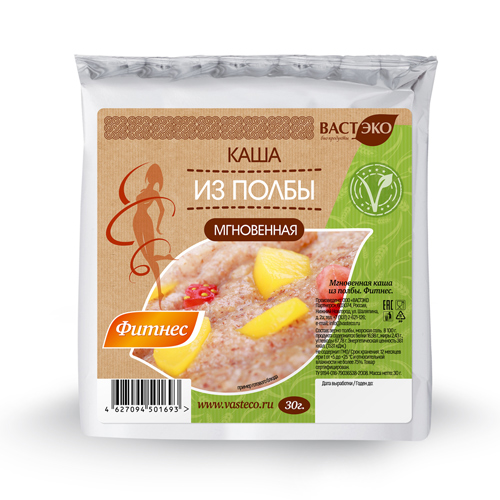 

Каша мгновенная из полбы "Фитнес" Вастэко 30 г