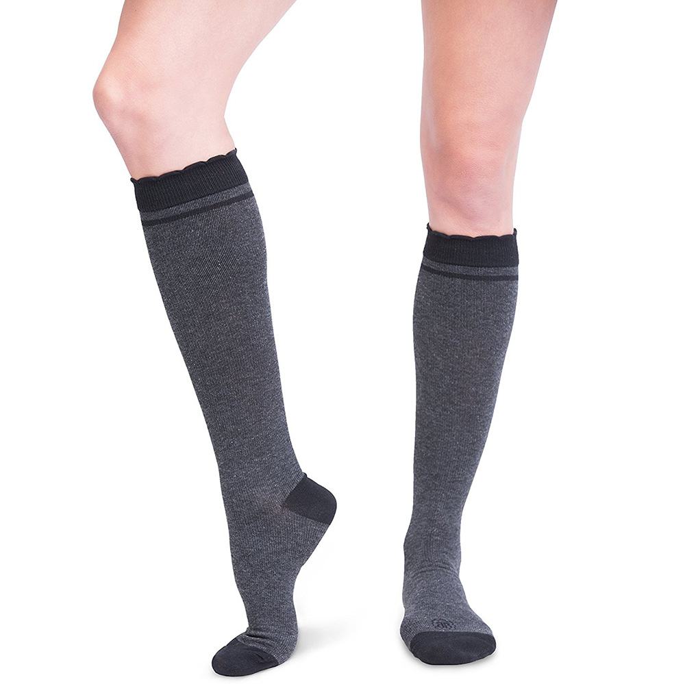 фото Гольфы компрессионные belly bandit compression socks, charcoal, 36-38 ru