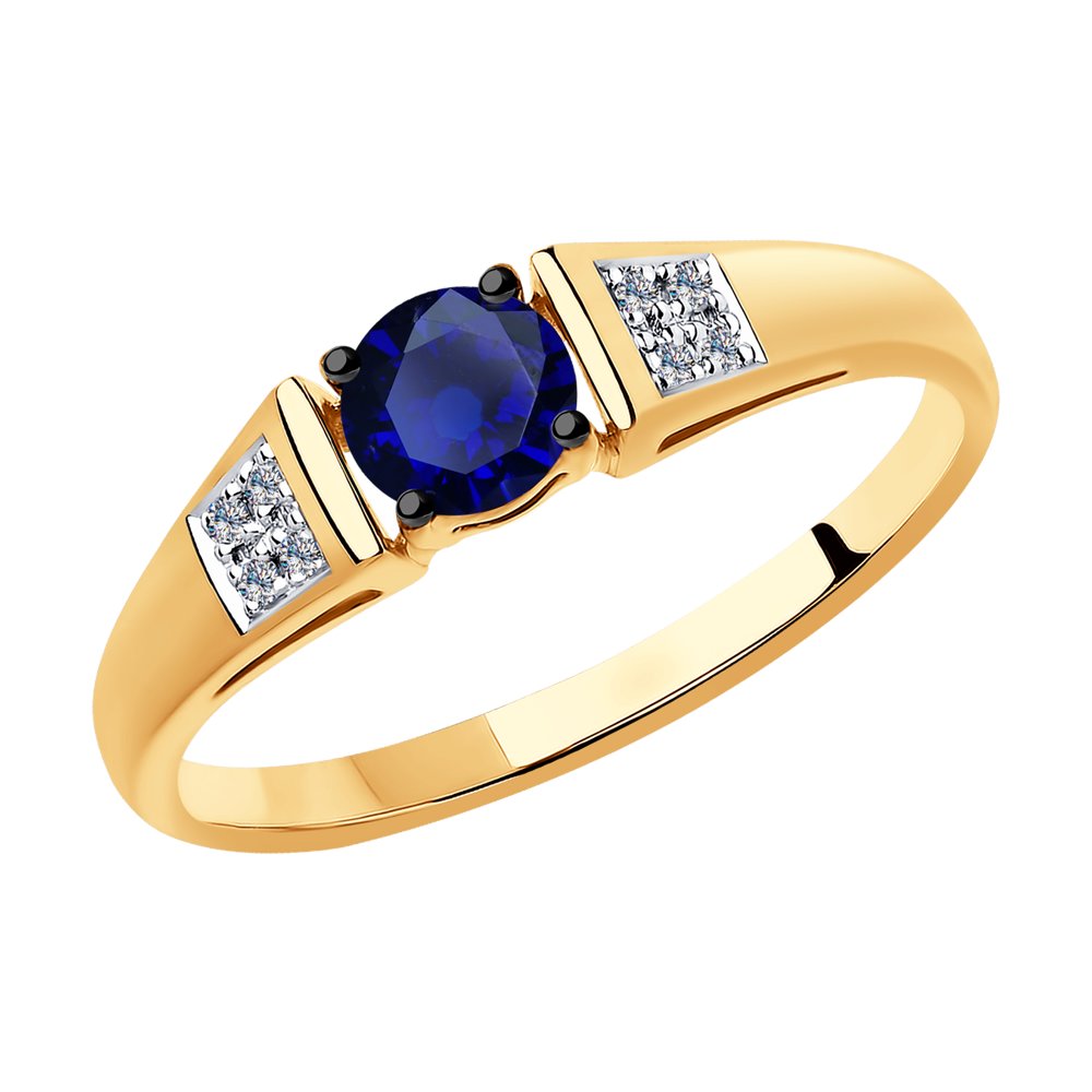 

Кольцо из желтого золота с бриллиантом р. 17 SOKOLOV Diamonds 6012139, 6012139