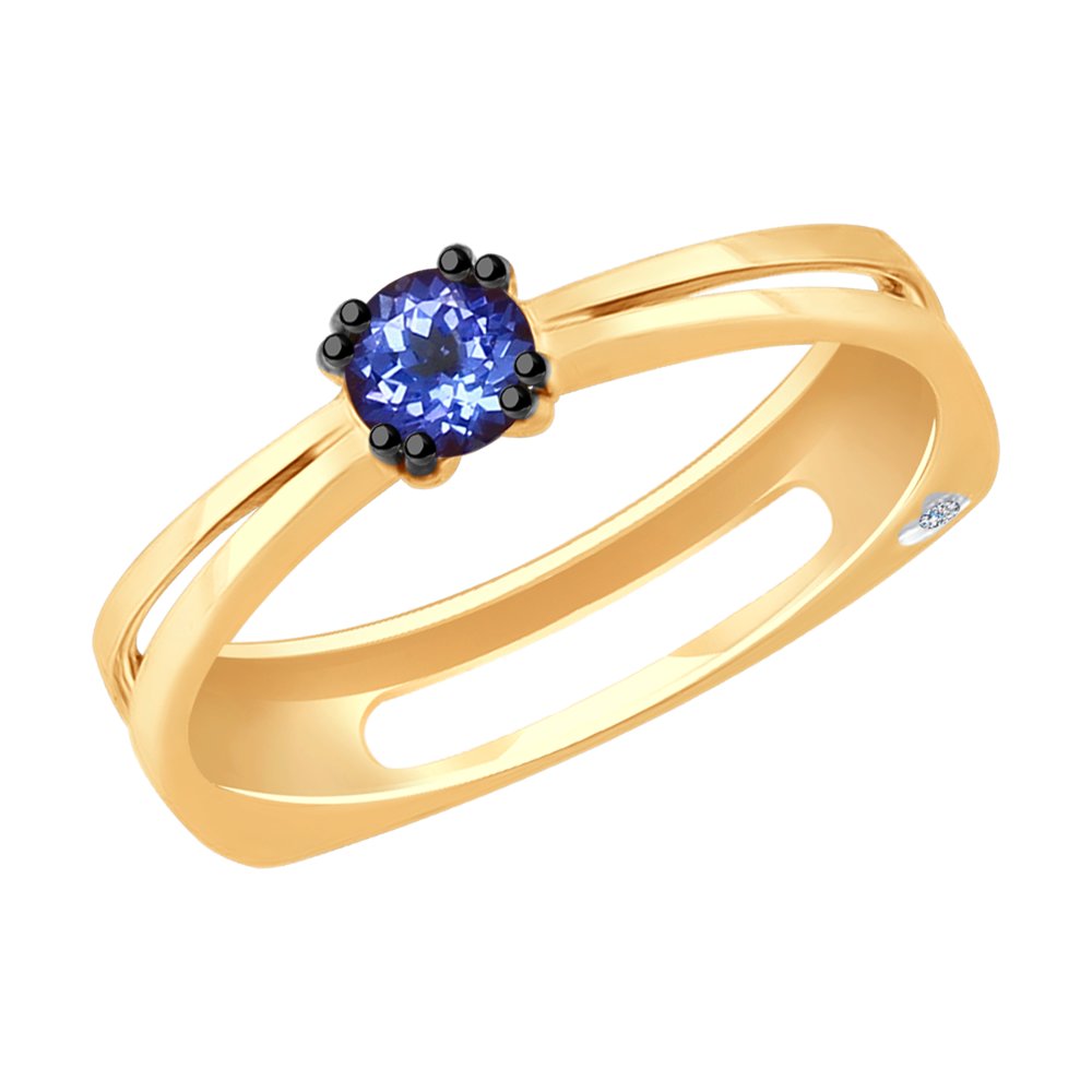 

Кольцо из желтого золота с бриллиантом р. 17 SOKOLOV Diamonds 6014065, 6014065
