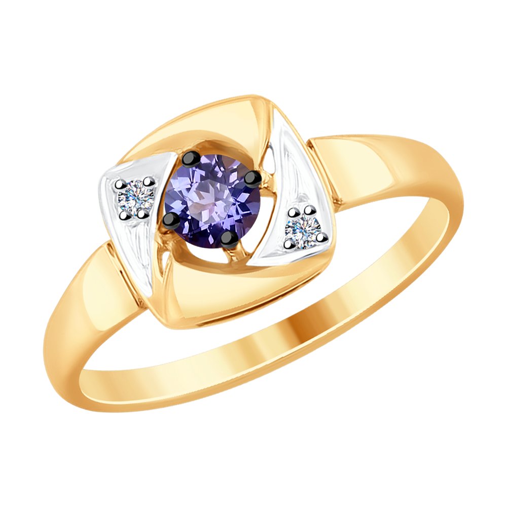 

Кольцо из желтого золота с бриллиантом р. 17 SOKOLOV Diamonds 6014114, 6014114
