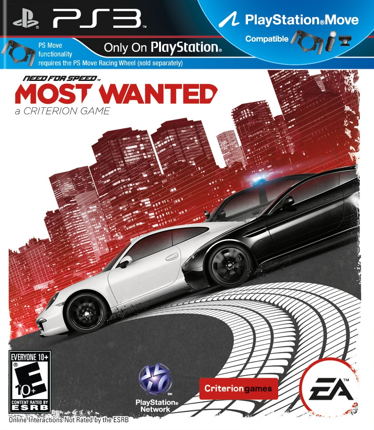 Игра Need For Speed Most Wanted для PlayStation 3