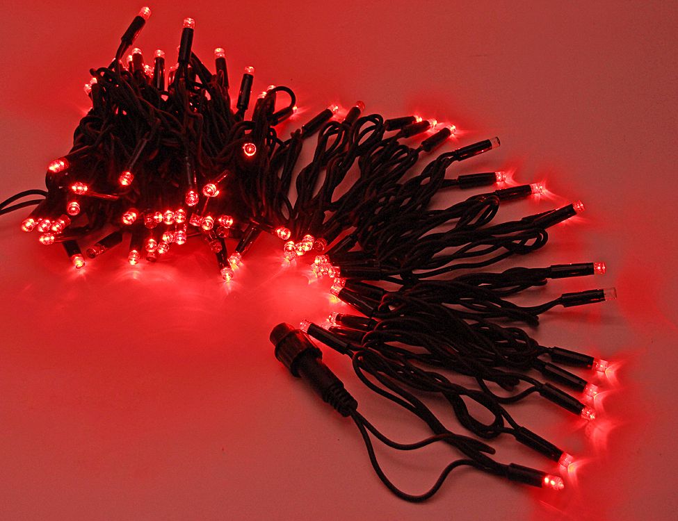 фото Новогодняя электрическая гирлянда legoled нить ll100-1-2r 10 м красный