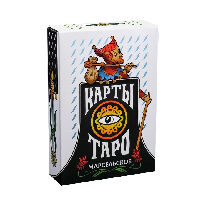 

Карты Таро «Марсельское», 78 карт ЛАС ИГРАС, Черный