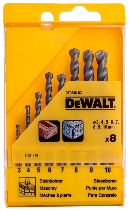 фото Набор сверл dewalt dt9288-qz