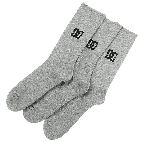 фото Носки dc crew socks серые one size