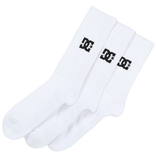 фото Носки dc crew socks белые one size