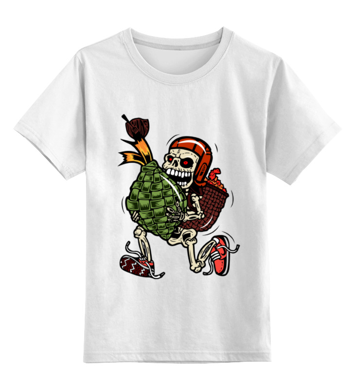 

Детская футболка классическая Printio Wall breaker, р. 152, Белый, 0000000650054