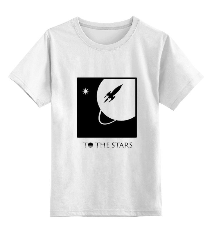 

Детская футболка классическая Printio To the stars media, р. 152, Белый, 0000000650508