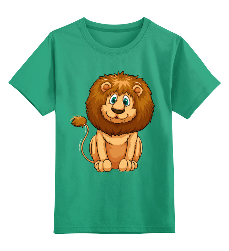 Детская футболка классическая унисекс Printio Львёнок 0000003306985