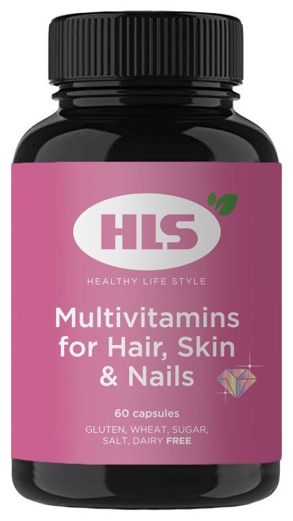Купить ХЛС Мультивитамины для кожи волос и ногтей капсулы 60 шт., Гео Органикс