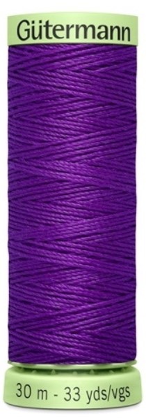 фото Нить gutermann top stitch (744506) для отстрочки, 30м (392 фиолетовый джинс) 5 шт guetermann